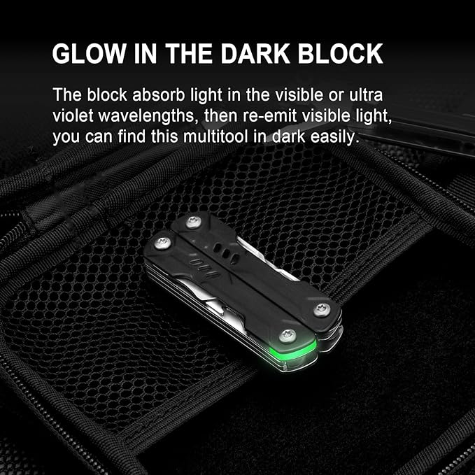 NexTool Mini Multitool - 9 in 1 Keychain Multitool with Needle Nose Pliers, Scissors, SIM Extractor and Screwdrivers for Travel, EDC, TSA Approved