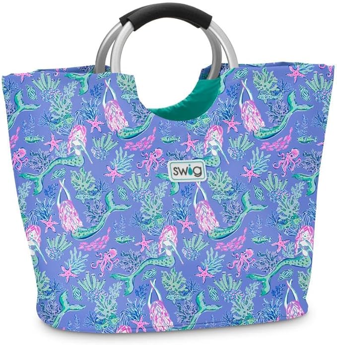 Swig Life Loopi Tote Bag, Large, Lightweight, Waterproof Beach and Utility Bag