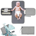 Accmor Portable Diaper Changing Pad, Waterproof Baby Changing Mat, Baby Diaper Changing Pad for Travel, Grey