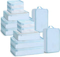 Reginary 6 Set Travel Packing Cubes Luggage Organizer Set Lightweight Suitcase with Shoe Bag for Clothes Toiletries