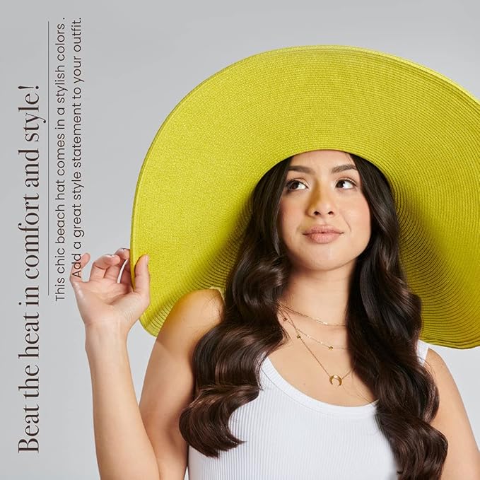 San Diego Hat Company Women's Ultrabraid X-Large Brim Hat, Adjustable Sun Hat with UPF 50+