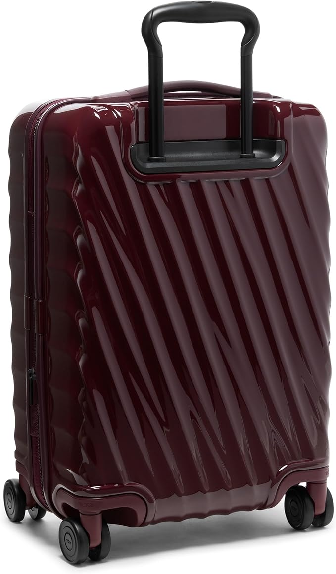 TUMI - 19 Degree International Expandable 4 Wheeled Carry-On - Hard Shell Suitcase - 21.8" X 14.0" X 9.0" - Wine