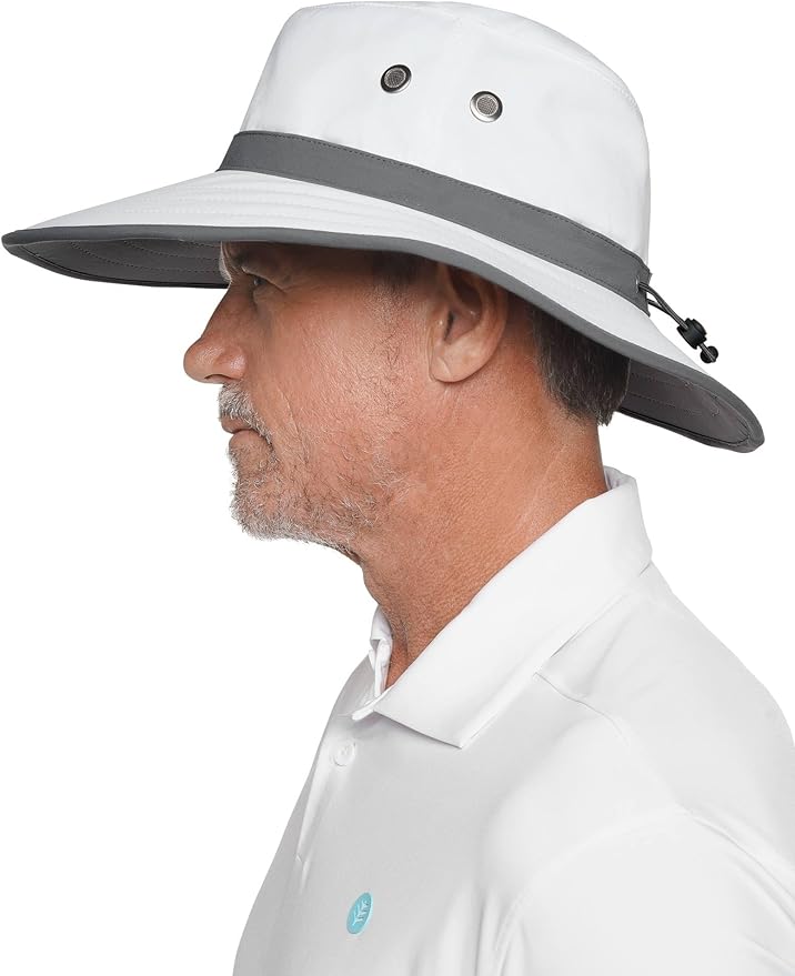 Coolibar UPF 50+ Men's Women's Matchplay Golf Hat - Sun Protective