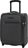 Verage Under Seat Luggage with Wheels, Softside Expanable Small Suitcase Carry On Luggage Bags for Airlines Airplanes Short Trip Men Women (Grey, 16-Inch Rolling Underseat)