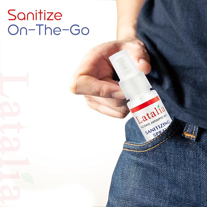 Hand Sanitizer Spray - Pack of 24 Unscented Spray Hand Sanitizer for Hands (1.85 fl. oz & 55 ml)