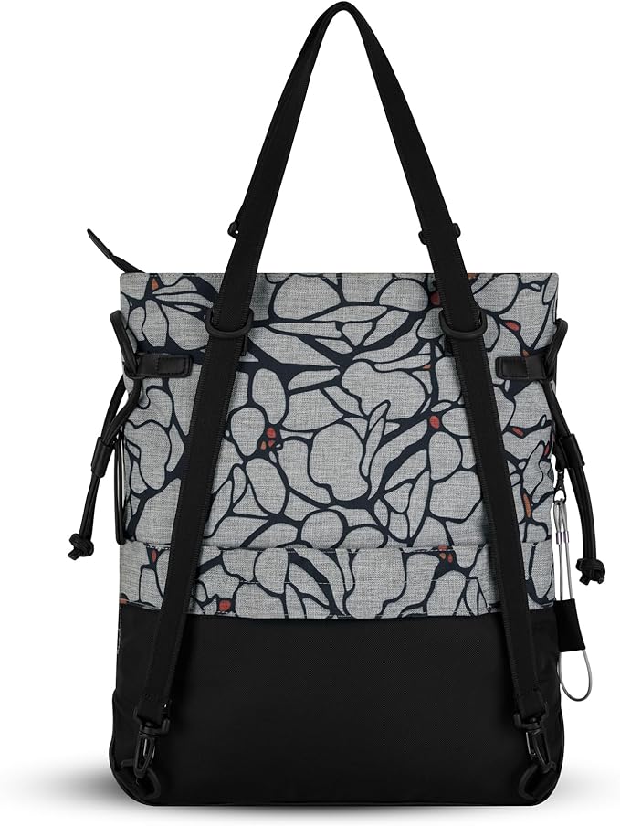 Sherpani Tempest, Anti-Theft Convertible Backpack, Teacher Tote Bag, Travel Backpack for Women, Fits 15 Inch Laptop (No Sleeve) (Sakura)