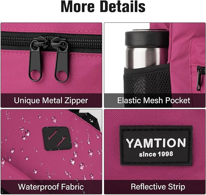 Laptop Backpack,Bookbag for Women and Teen Girls School Backpack with USB Port for College Work