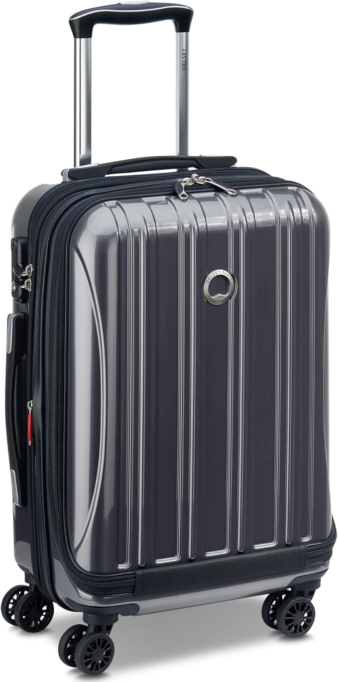 DELSEY PARIS Helium Aero Hardside Expandable Luggage with Spinner Wheels, Titanium, 2-Piece Set (19/24)