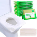 YGDZ Toilet Seat Covers Disposable, 110pcs Flushable Travel Disposable Toilet Seat Covers for Adults Kids Potty Training, Travel Essential Accessories for Airplane, Road Trips, Camping
