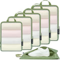 BAGAIL 6 Set Ultralight Compression Packing Cubes Packing Organizer for Travel Accessories Luggage Suitcase Backpack