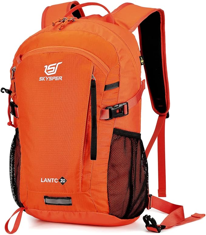 SKYSPER Small Hiking Backpack, 20L Lightweight Travel Backpacks Hiking Daypack for Women Men