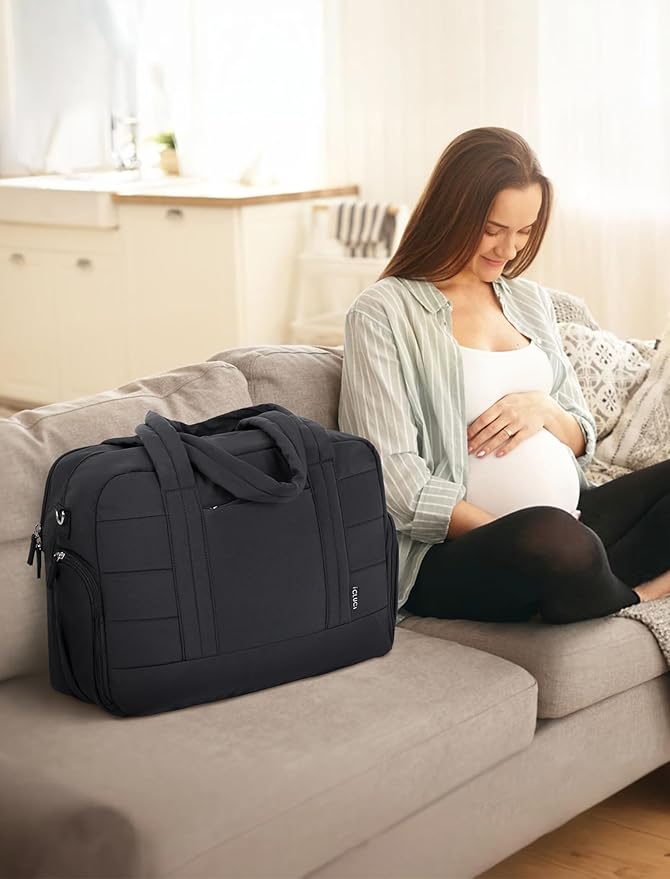 CLUCI Duffle Bag for Business Travel, Weekender Puffer Carry On With Shoe Compartment, Overnight Women's Bag With Laptop Storage