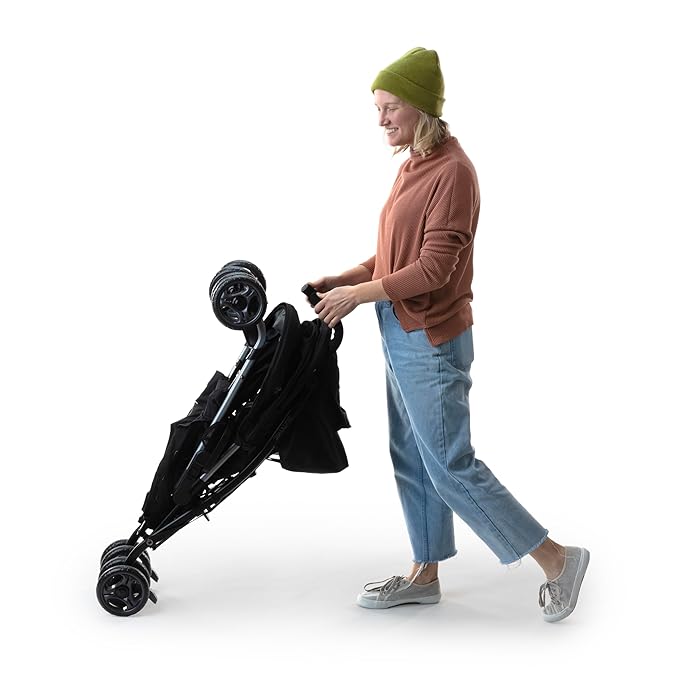 Summer Infant Ingenuity 3Dlite Convenience Stroller, Gray–Lightweight Stroller with Aluminum Frame, Large Seat Area, 4 Position Recline, Extra Large Storage Basket – Infant Stroller for Travel & More