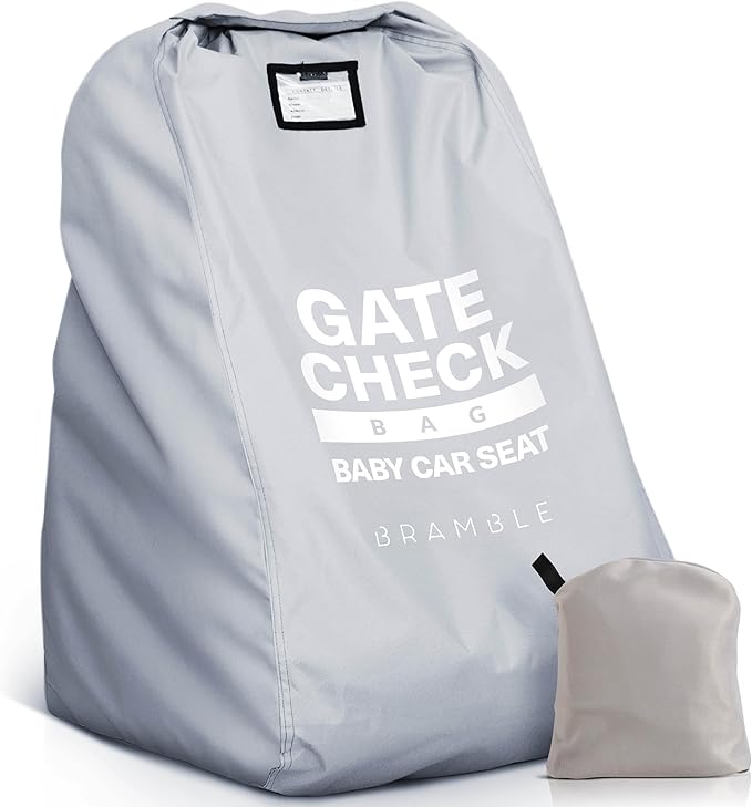 Bramble Infant Car Seat Travel Bag for Airplane - Waterproof Car Seat Cover for Airplane Travel 34" - Booster Seat Travel Bag Carseat Carrier for Airport