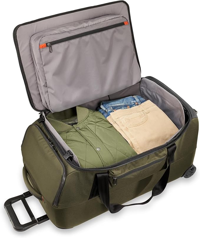 Briggs & Riley Travel Duffel Bag - Weekender & Overnight Luggage for Women & Men, Softside Bag - ZDX Collection