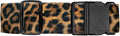 Luggage Straps for Suitcases Travel Belt Accessories, Cute Suitcase Strap, Adjustable Luggage Belt Strap, Heavy Duty with Quick-Release Buckle Luggage Strap Luxury Brown Leopard