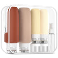 16 Pack Travel Bottles for Toiletries, 6oz Silicone, Leak Proof, Reusable, Oval, Perfect for Travel, Vacation, Plane Trip, Camp