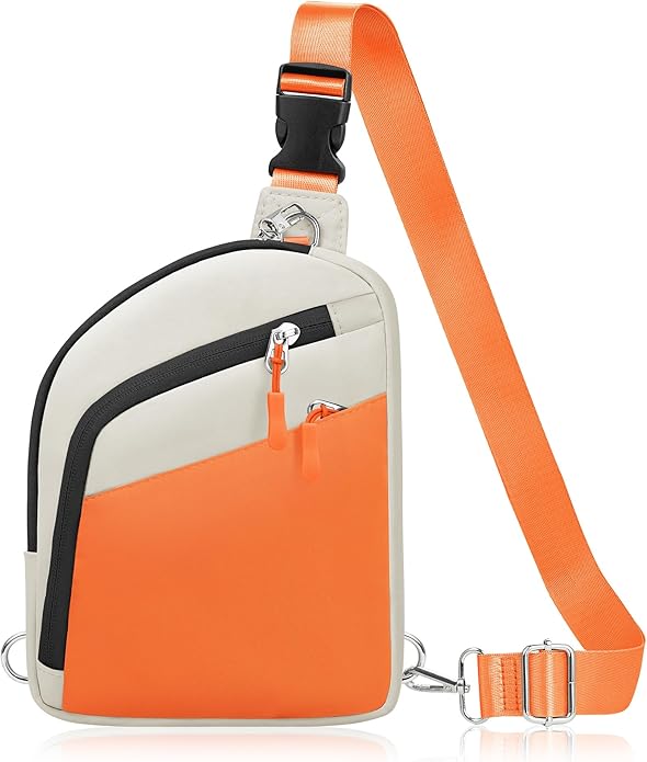 TOPEAST Anti Theft Crossbody Bag for Women Men, Small Sling Bag Crossbody Bags for Women Travel Sport Hiking Workout