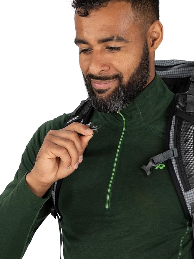 Osprey Talon Pro 30L Men's Hiking Backpack with Hipbelt, Silver Lining