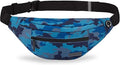MAXTOP Large Crossbody Fanny Pack with 4-Zipper Pockets,Gifts for Enjoy Sports Festival Workout Traveling Running Casual Hands-Free Wallets Waist Pack Phone Bag Carrying All Phones