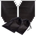 Set of 10 Jumbo Shoe Bags for Travel Non-Woven with Rope for Men and Women Large Shoes Pouch Storage Packing Organizers