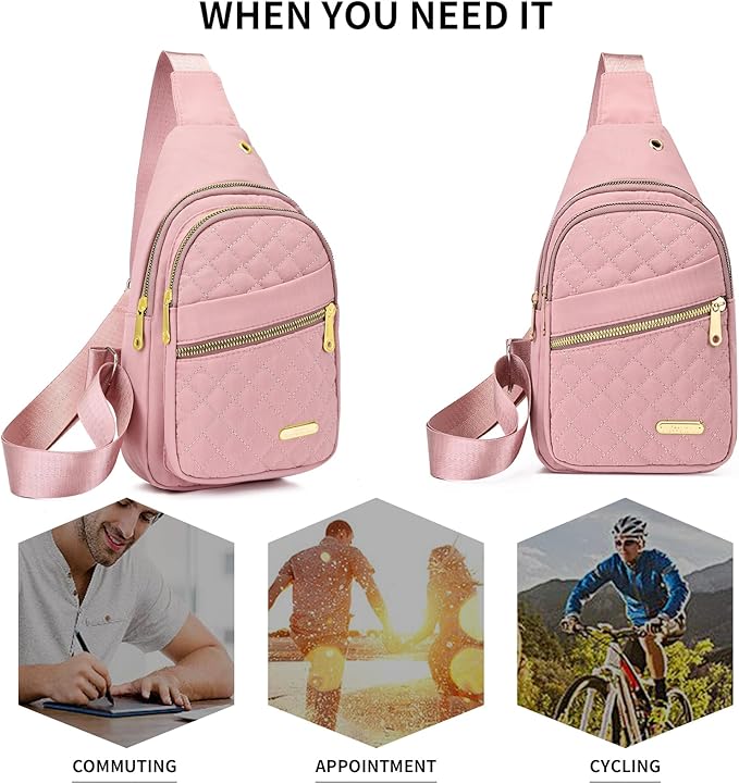 Small Sling Bag For Women Men Casual Crossbody Sling Backpack
