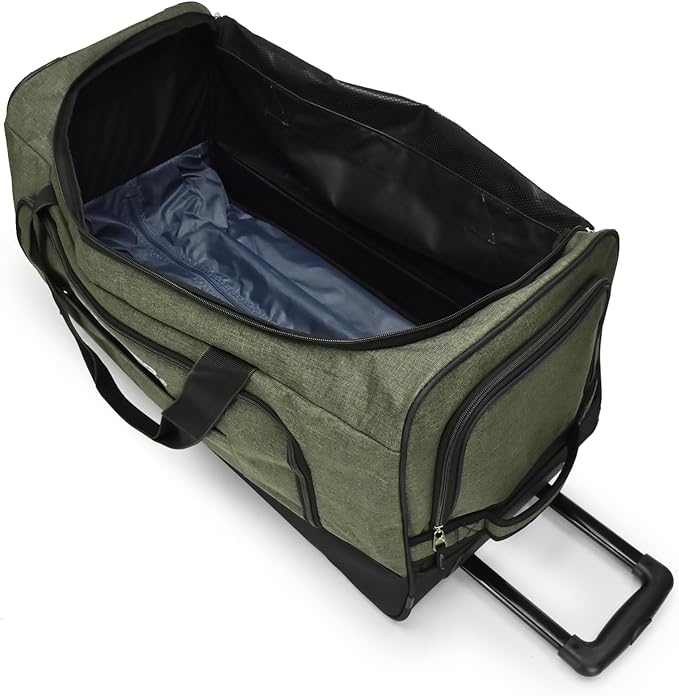 Pacific Gear Rolling Duffel Wheels, 30-inch Luggage, Hockey Bag, Heavy Duty