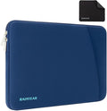 RAINYEAR Laptop Sleeve Case with Front Pocket, 13.3 Inch Protective Portable Case Briefcase Laptop Bag Cover Compatible with MacBook Air/Pro 13-13.3 inch, MacBook Pro/Max 14 inch, Navy Blue