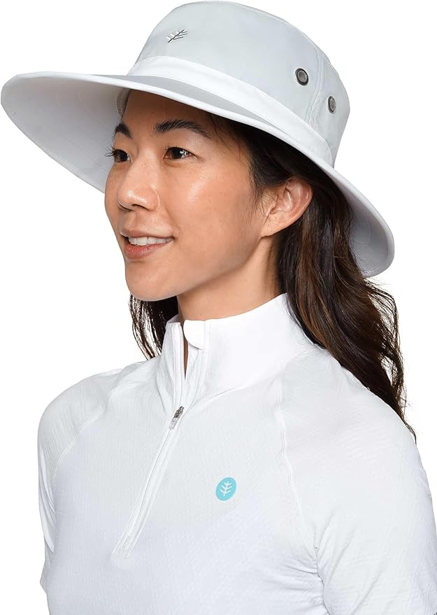 Coolibar UPF 50+ Men's Women's Matchplay Golf Hat - Sun Protective