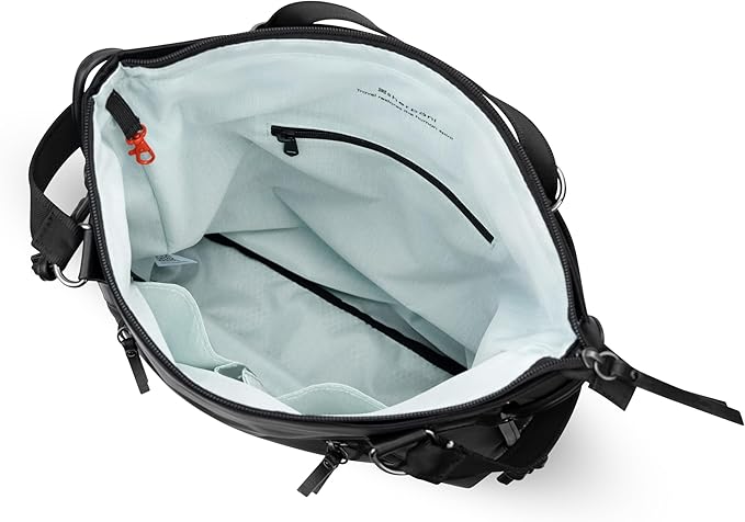 Sherpani Tempest, Anti Theft Convertible Backpack Tote, 14L Travel Backpack, Travel Gifts for Women, Handbags, RFID Protection, Metal Hardware, Fits 15” Laptop (No Sleeve) (Carbon)