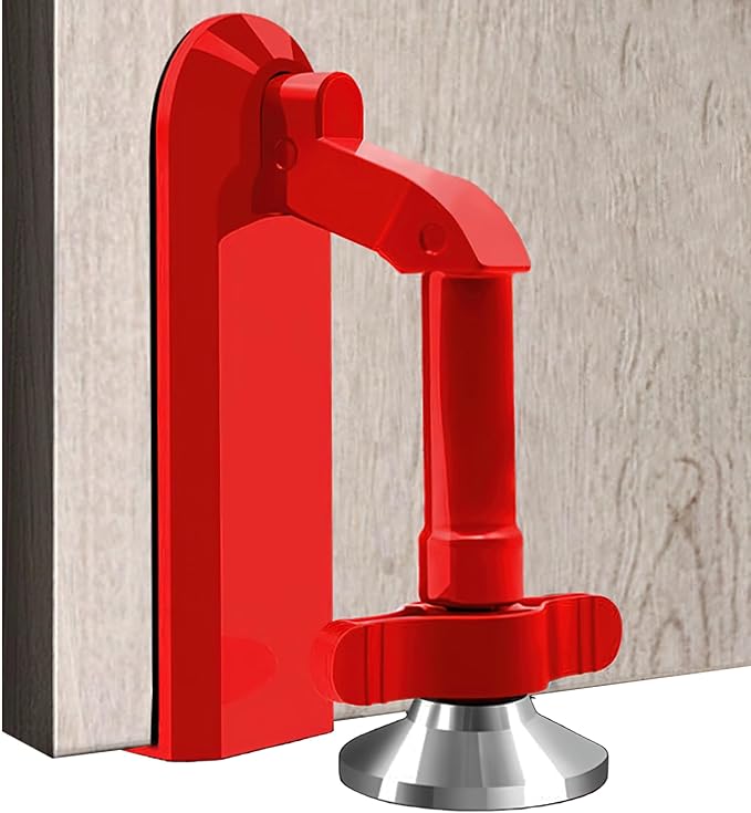 Portable Alarm Door Stopper for Bottom of Door, 2025 New Door Stop Alarm Wedge, Safety Door Stopper Security for Travel,Home,Apartment House (D)