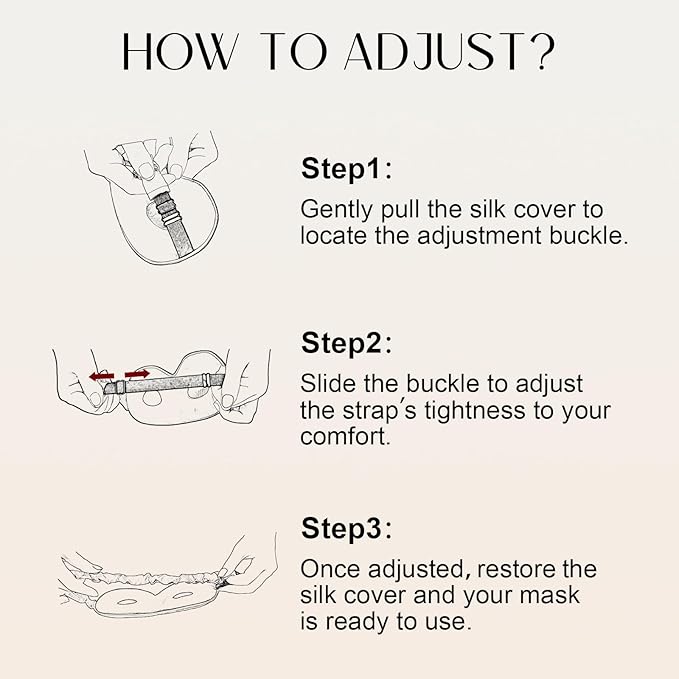 ZIMASILK Adjustable 22 Momme 100% Mulberry Silk Sleep Mask, Upgraded 3D Contoured Cup Eye Mask for Sleeping, Super Soft & Breathable Blindfold, Blackout for Deep Sleeping (Burgundy)