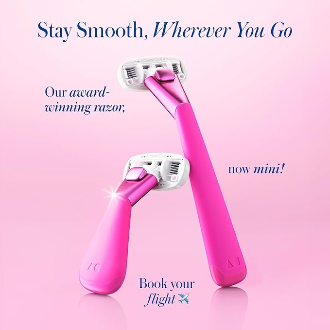 Women's Mini Travel Razor - Trial Size - Super Pink