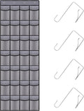 28 Mesh Pockets Hanging Shoe Organizer, Over the Door Shoe Organizer，Closet Storage Holder for Back of Door Storage Holder for Back of Door(Grey)