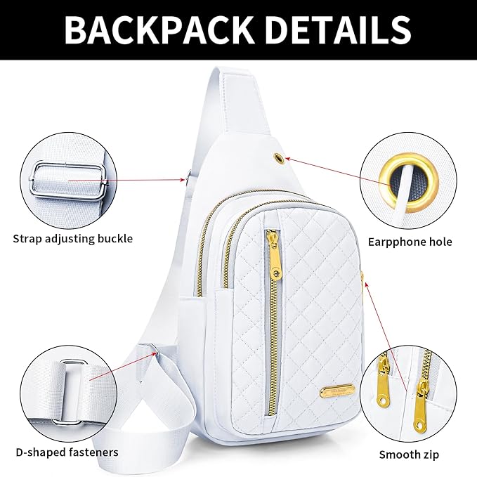 Small Sling Bag For Women Men Casual Crossbody Sling Backpack