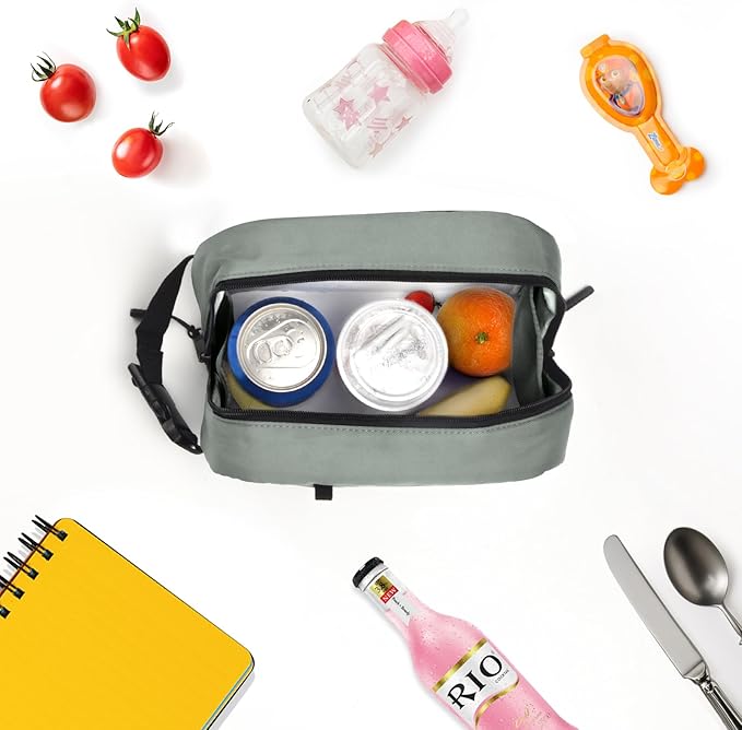 Small Cooler Bag Freezable Lunch Bag for Work School Travel,Leak-proof Small Lunch Bag,Small Insulated Bag For Kids/Adults,Freezer Lunch Bags,Freezable Snack Bag,Mini Lunch Bag Fit For Yogurt