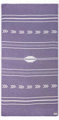 Sand Cloud Turkish Beach Towel - Sand Free - 100% Organic Turkish Cotton Yarn - Quick Dry Towel for Beach, Picnic, Blanket or Bath Towel - As Seen on Shark Tank - Santa Fe (Purple)