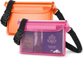 HEETA Waterproof Fanny Pack, Waterproof Pouch Dry Bag 2/3/4 Pack for Phone Passport Purse, Adjustable Waist Strap for Swimming Kayaking Boating Paddle Board Accessories Cruise Beach Camping Essentials