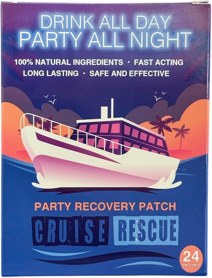 Cruise Rescue Cruise Relief Patch for Cruisers 24 Pack