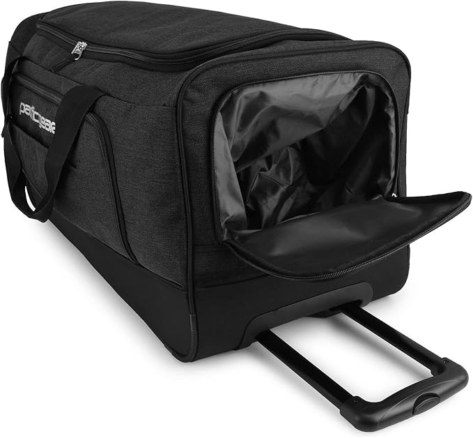 Pacific Gear Rolling Duffel Wheels, 30-inch Luggage, Hockey Bag, Heavy Duty