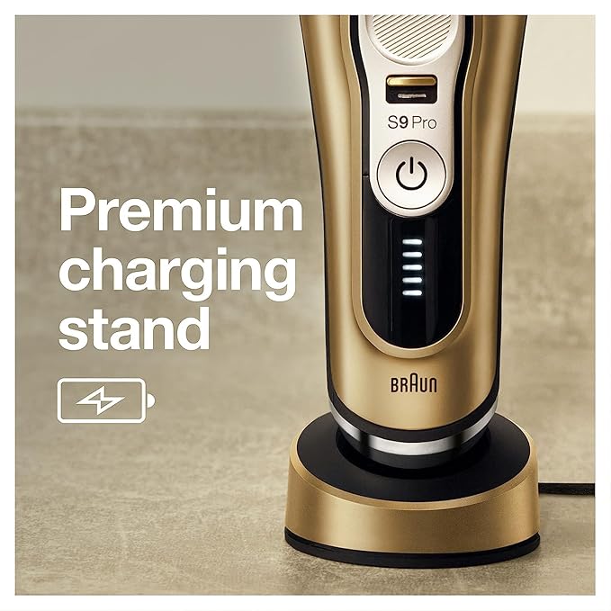 Braun Series 9 Pro 9419s Electric Shaver for Men, Wet & Dry Shave, Shaving Kit with 4+1 Head with ProLift Trimmer