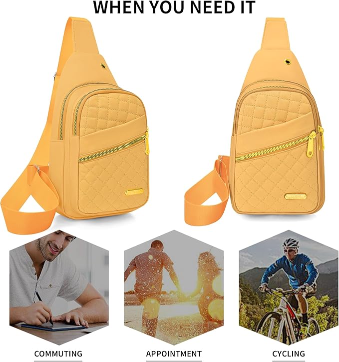Small Sling Bag For Women Men Casual Crossbody Sling Backpack