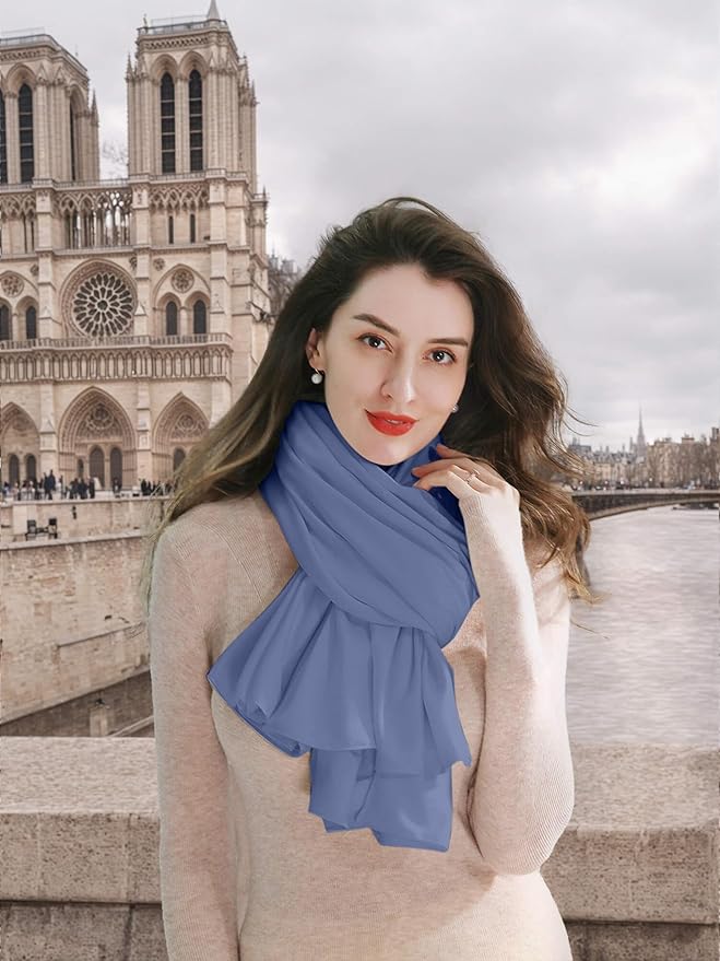 VENVSBEE Shawl Wraps for Women, Travel Scarf Soft Blanket Wrap Pashmina Travel Accessory for Airplane