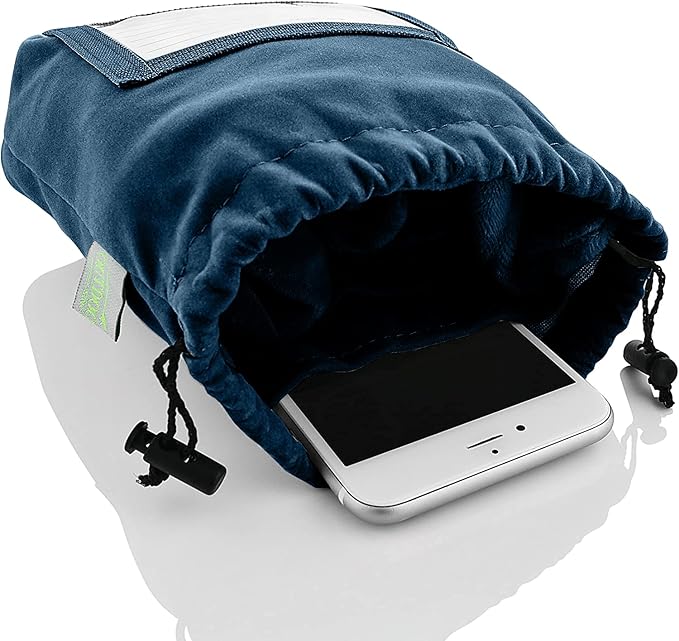Inflatable Travel Neck Pillow: Extra-Soft, Cushion. for Airplanes, Trains, Cars, Portable Travel Accessory-with Carrying Pouch for Cell Phone and Passport Etc. (Blue 2 Pack)