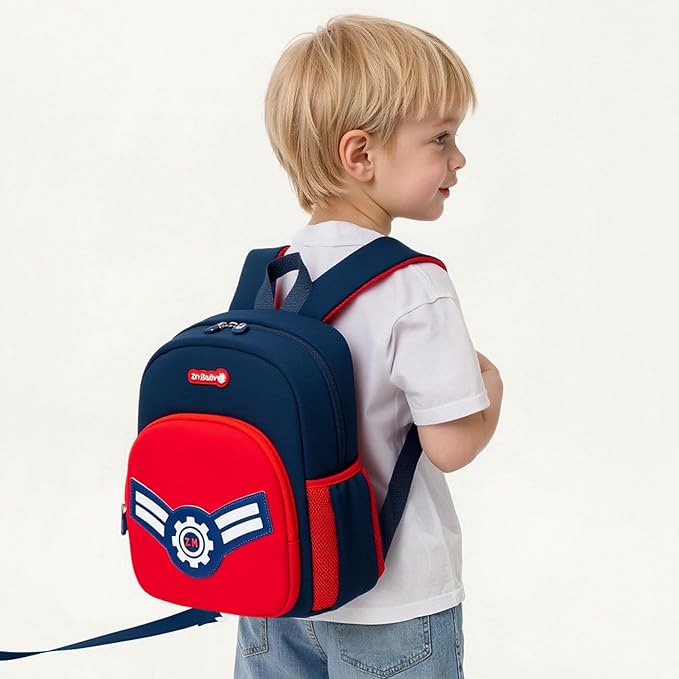 Padgene Toddler Harness Backpacks Safety Leash Kids Anti Lost Kindergarten Preschool Backpack Neoprene Lightweight Animal Schoolbag 3D Cartoon Dinasour Mini Travel Bag for Boys Girls Ages 3-5