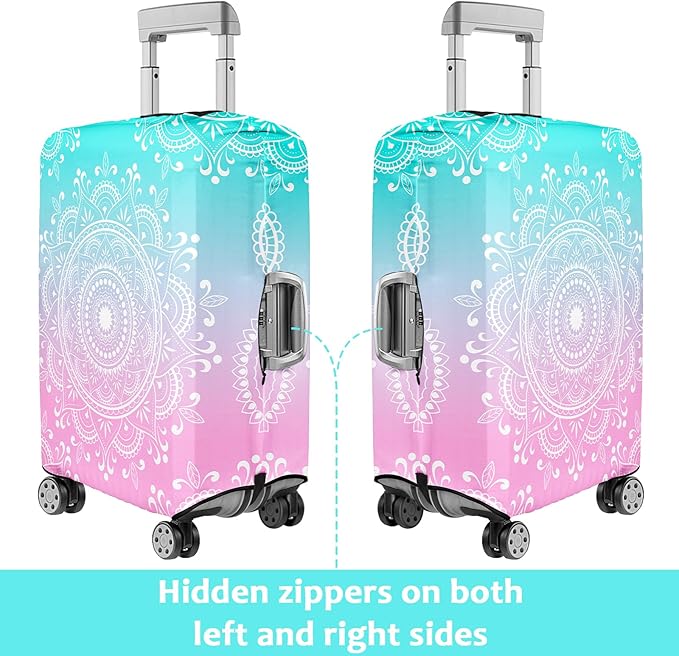 Luggage Cover for Suitcase Elastic Suitcase Cover Protector, Carry On Luggage Sleeve Anti Scratch Travel Essentials Fits 20-22