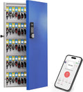 WeHere 120 Key Lock Box Wall Mount, Smart Security Storage Lockbox, Key Cabinet use APP Bluetooth/Fixed/Dynamic Password/OTP Share Unlock, Key Management for Valets/Realtors/Office