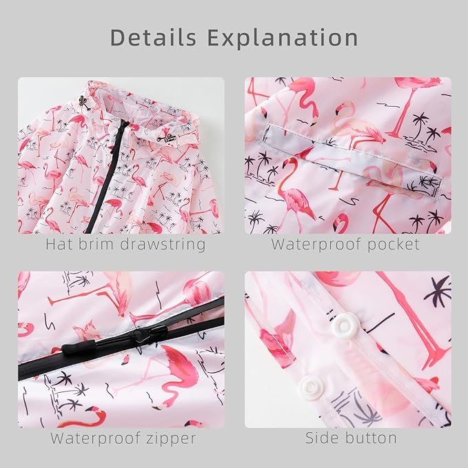Cloak raincoat Unisex poncho Adult hooded men and women with pockets Mountaineering hiking rainstorm prevention