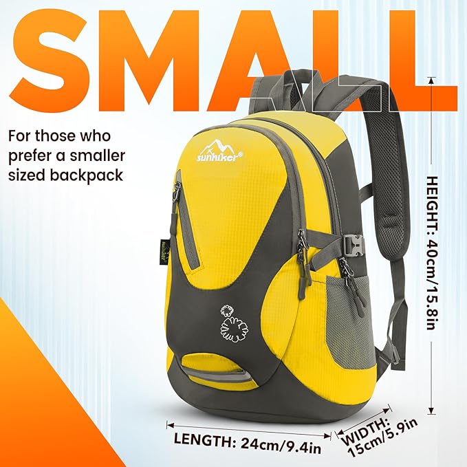 sunhiker Small Cycling Hiking Backpack Water Resistant Travel Backpack Lightweight Daypack M0714