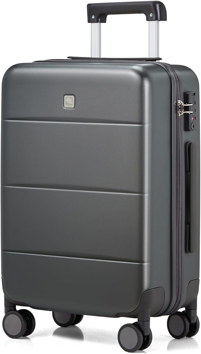 Hanke 26 Inch Luggage Large Suitcase With Spinner Wheels Tsa Luggage Suitcases Hard Case Luggage For Women & Men Rolling Checked Luggage(Graphite Grey)